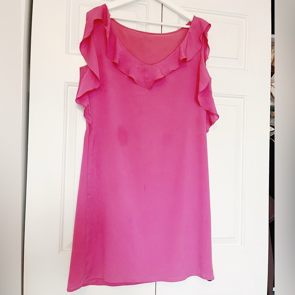 The Limited Pink Ruffle Dress